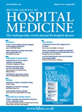 British Journal of Hospital Medicine Magazine Subscription