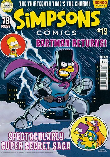 simpsons comics magazine subscription whsmith